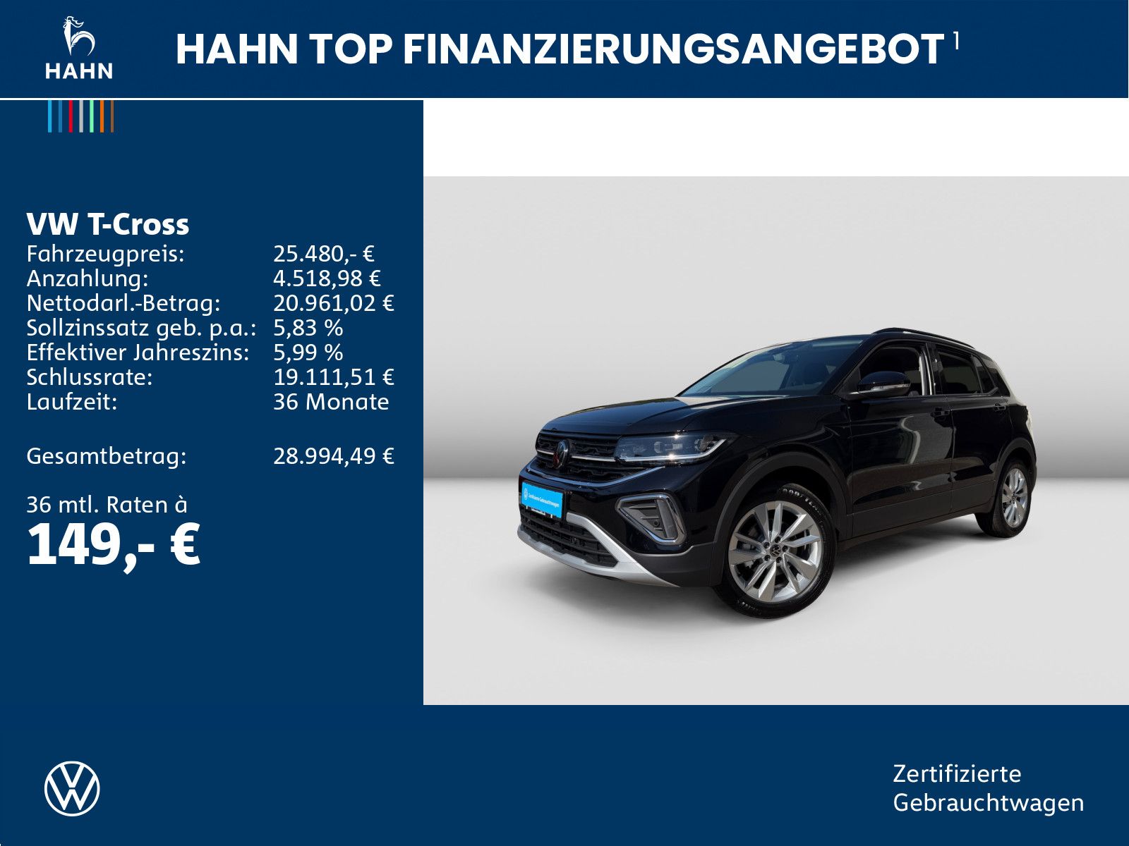 Volkswagen T-Cross 1.0TSI DSG Life Matrix ACC AHK CAM Sitzh foto 2