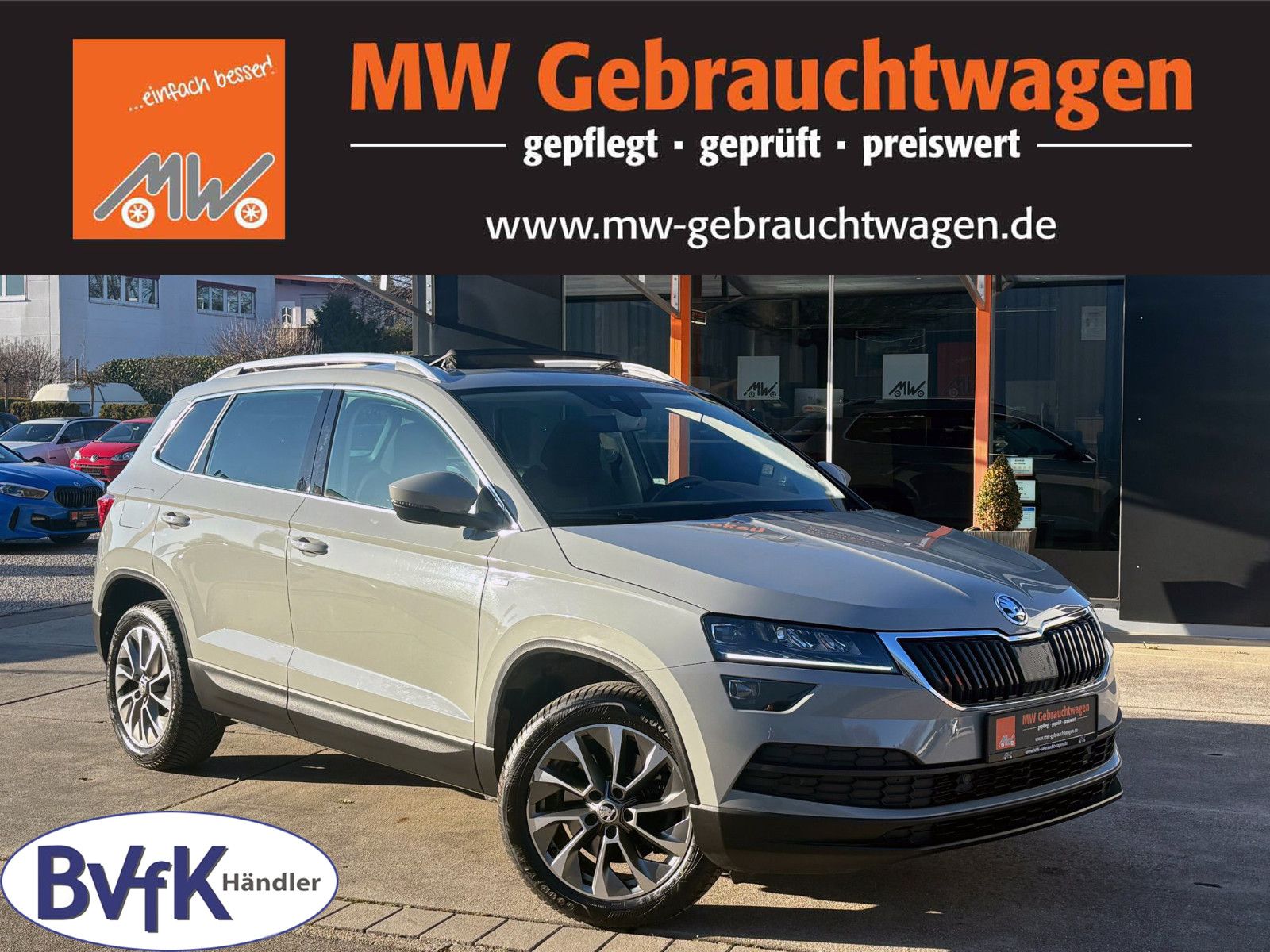Fahrzeugabbildung SKODA Karoq 1.5TSI DSG Clever ACC KAM PANO CarPlay BT
