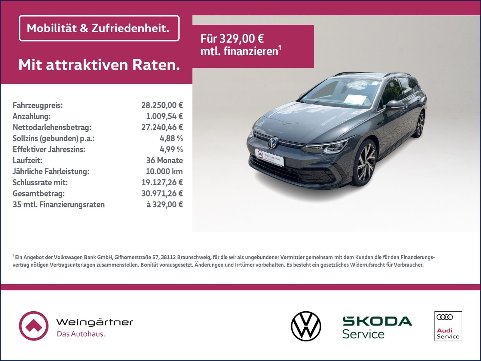 Golf Variant 1.5 eTSI R-Line, BlackStyle, Navi,