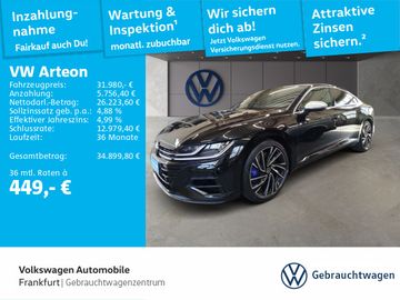 Volkswagen Leasingangebot: Volkswagen Arteon R 2.0 TSI DSG 4M LED AHK HUD KAM LEDER
