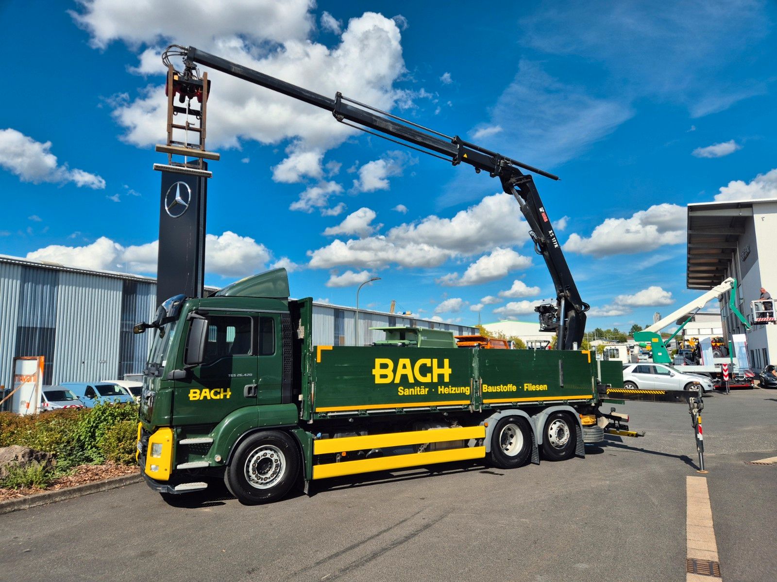 Fahrzeugabbildung MAN TGS 26.420 6x2-4 LL Hiab 177K PRO 2 Stück