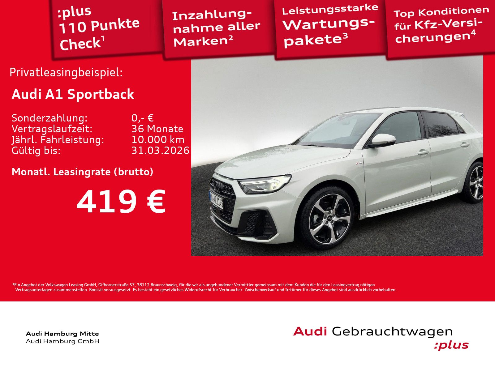Audi A1 Sportback 30 TFSI S line S tronic Sonos Navi