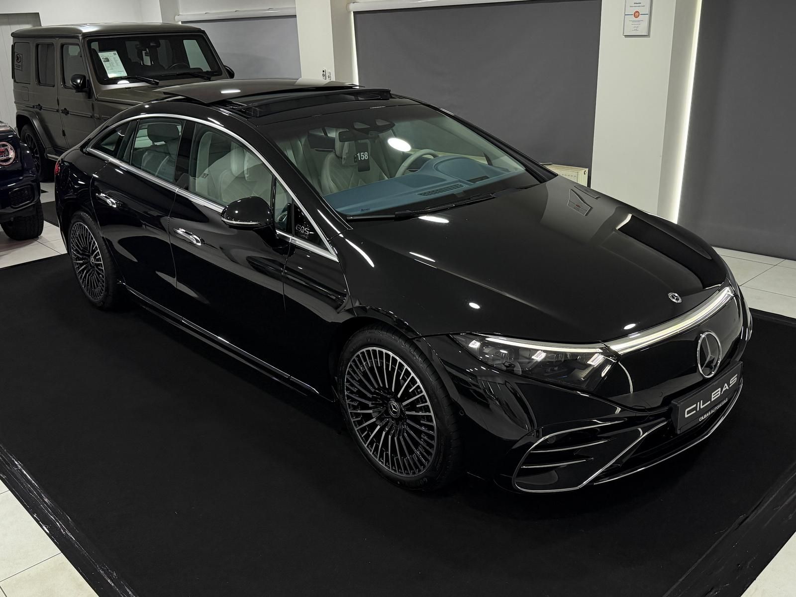 Mercedes-Benz EQS 580 4M AMG Edition 1 LEDER BEIGE HYPER HUD foto 4