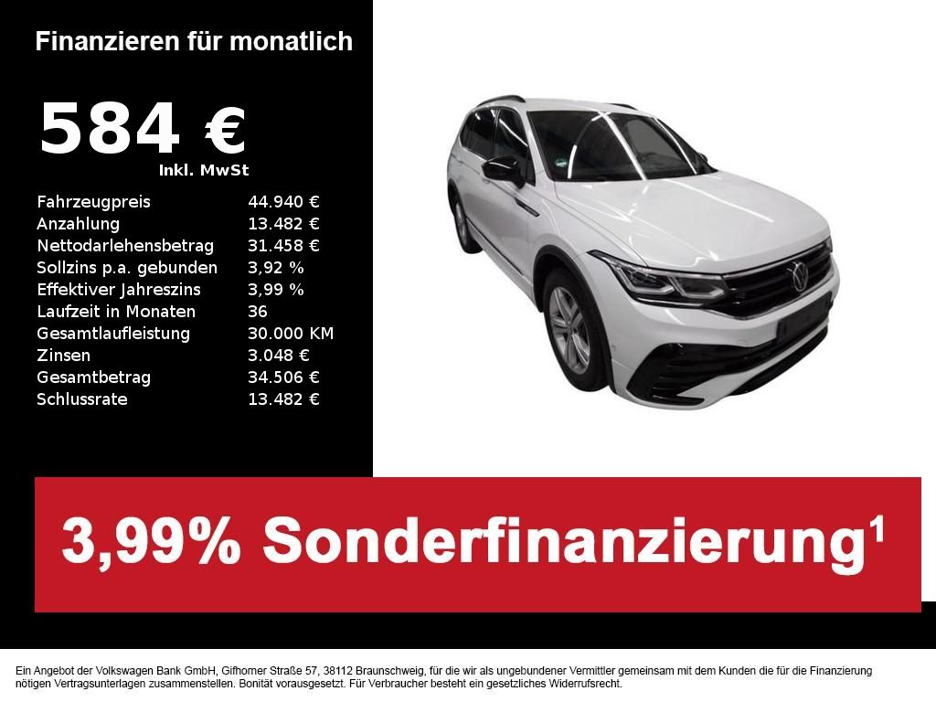 Volkswagen Tiguan Allspace R-line 2.0 TSI 4-Motion ACC+AHK+