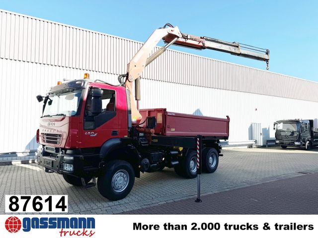 Iveco AD260T45W 6x6 mit Kran Palfinger PK 18500