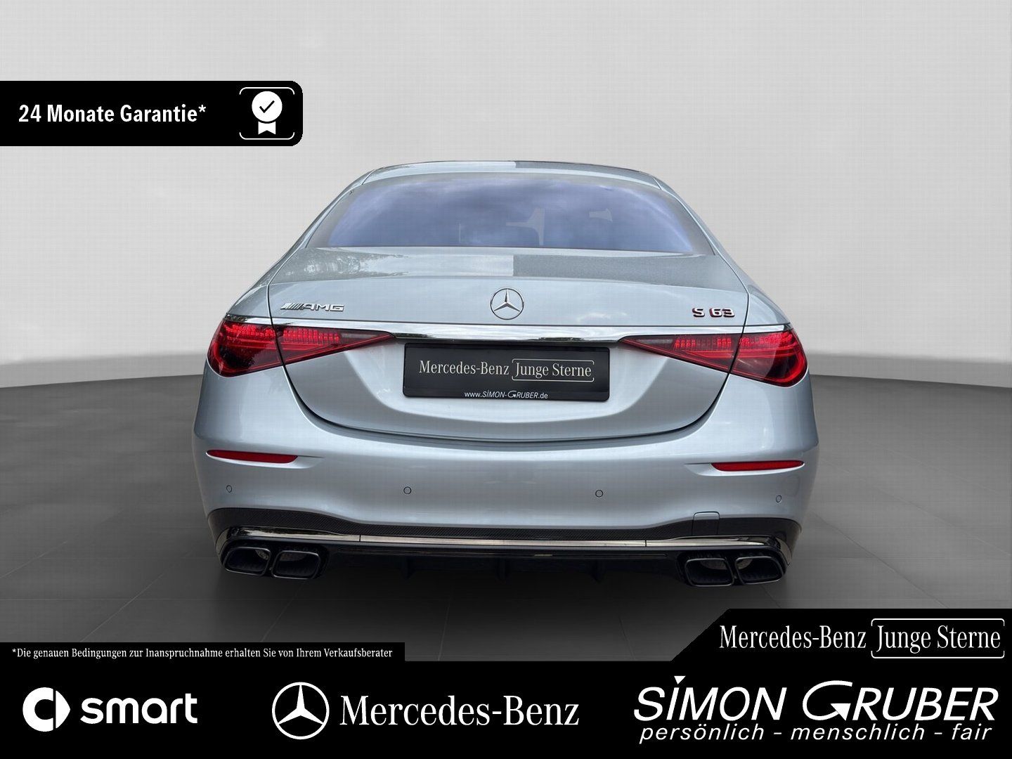 Fahrzeugabbildung Mercedes-Benz S 63 e Perfo L Chauffeur Carbon Burm4D Fondent.