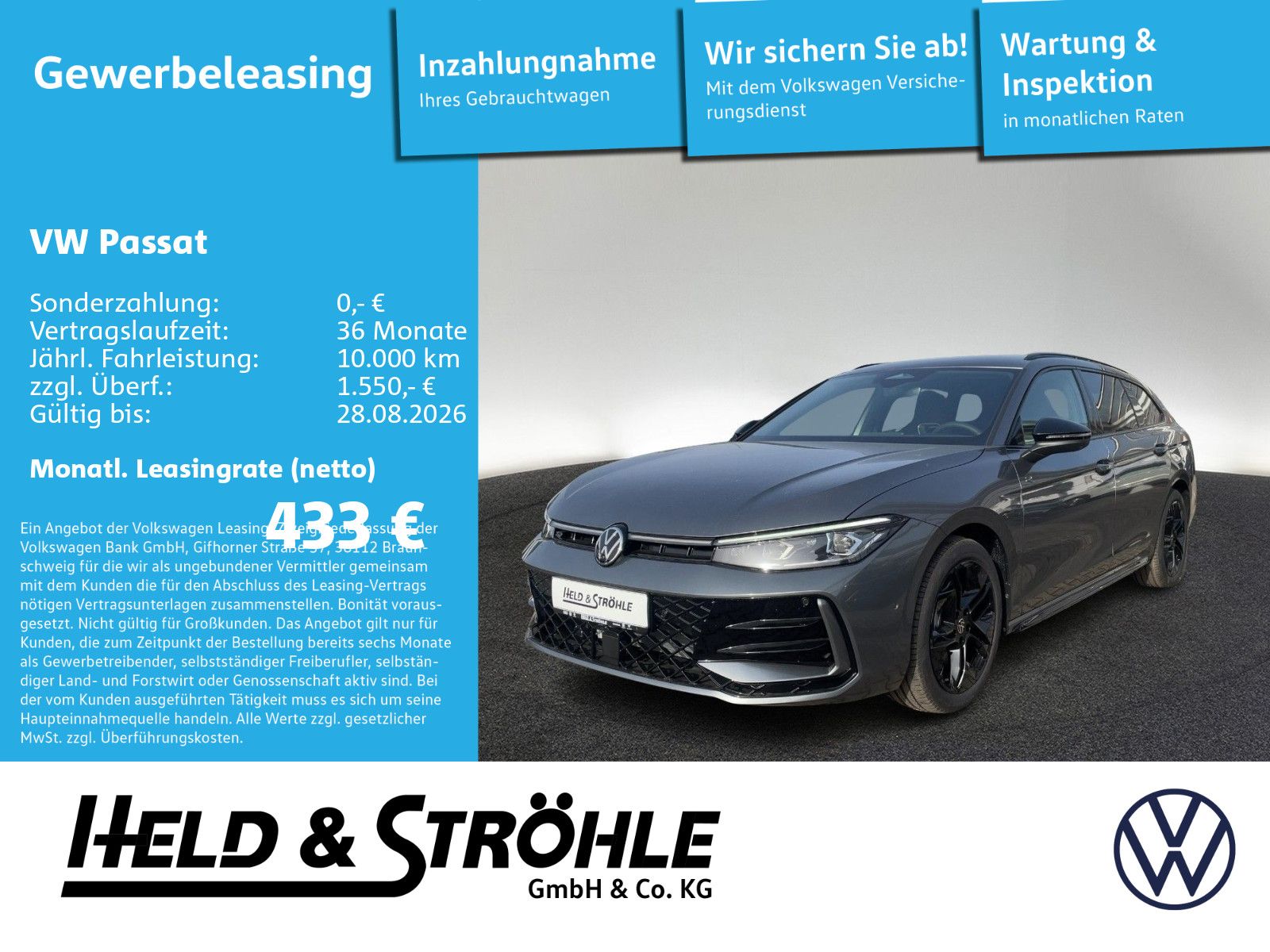 Volkswagen Passat R-Line 2.0 TDI DSG WKR Aktionszulassung