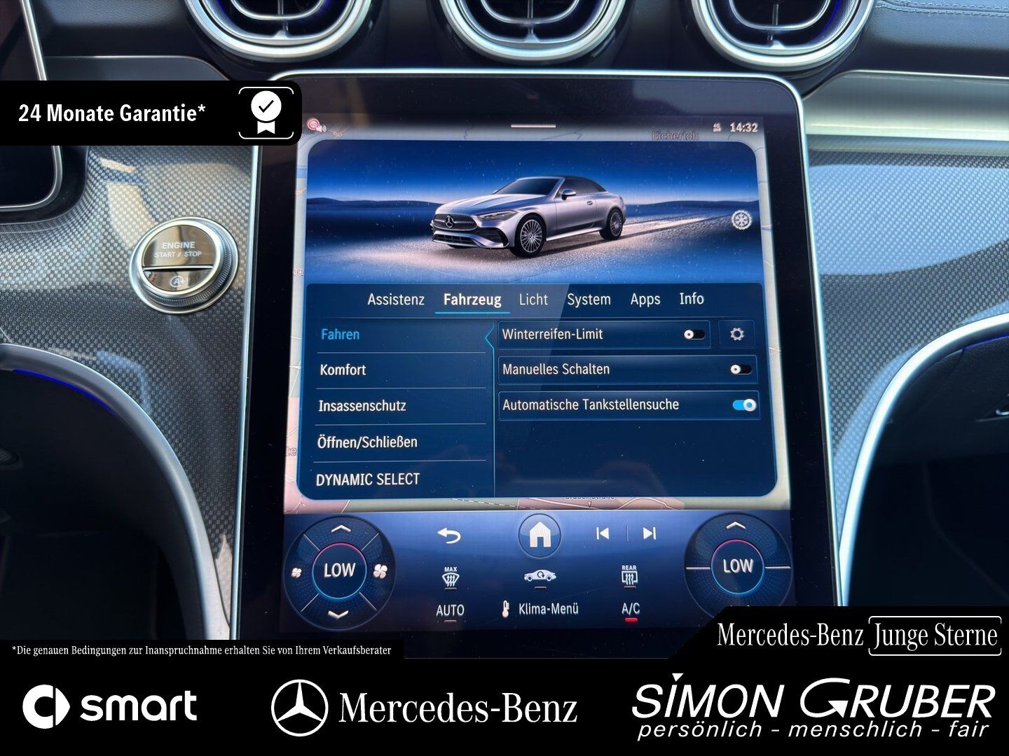 Fahrzeugabbildung Mercedes-Benz CLE 200 Cabrio AMG Night Ambi+ KeyGo Memo 20Zoll