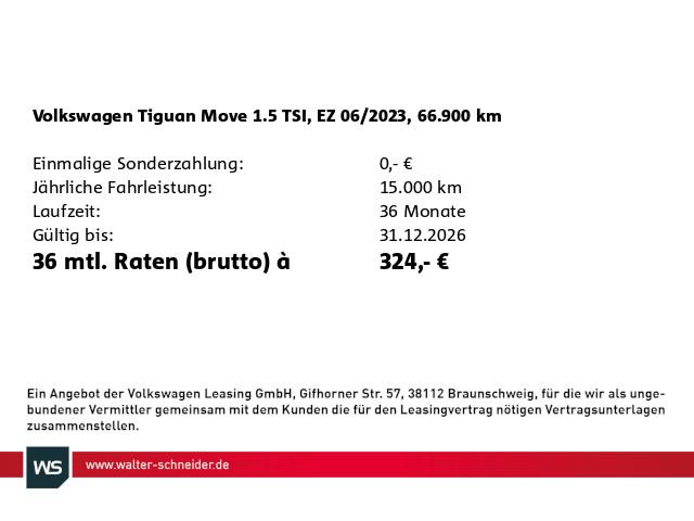 Volkswagen Tiguan 1.5 TSI DSG Move Navi LED AHK