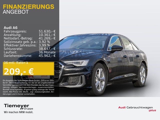 Audi A6 45 TFSI Q S LINE LEDER MATRIX MEMORY KAMERA