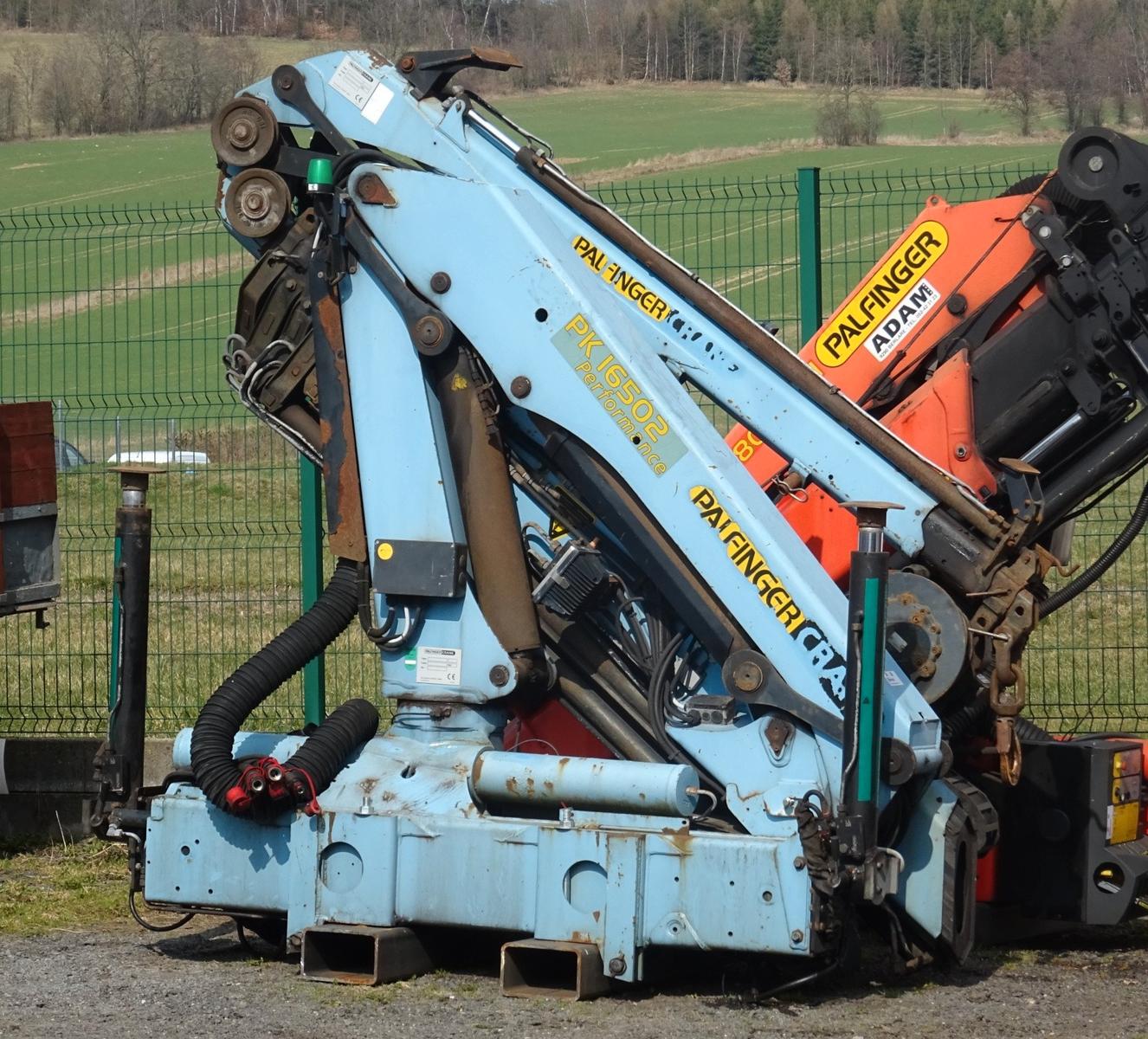 Palfinger Kran, Ladekran, JONSERED, PENZ, PALFINGER ..