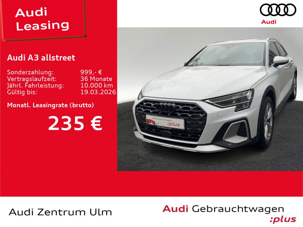 Audi A3 allstreet 35 TFSI AHK HuD LED NAVI SONOS VIRT