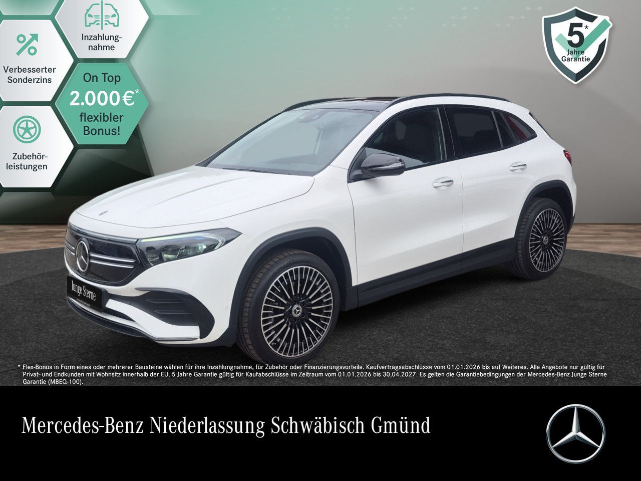 MERCEDES-BENZ EQA 350 4M AMG/Night/Pano/AHK/Kam/LED/20"/Sound