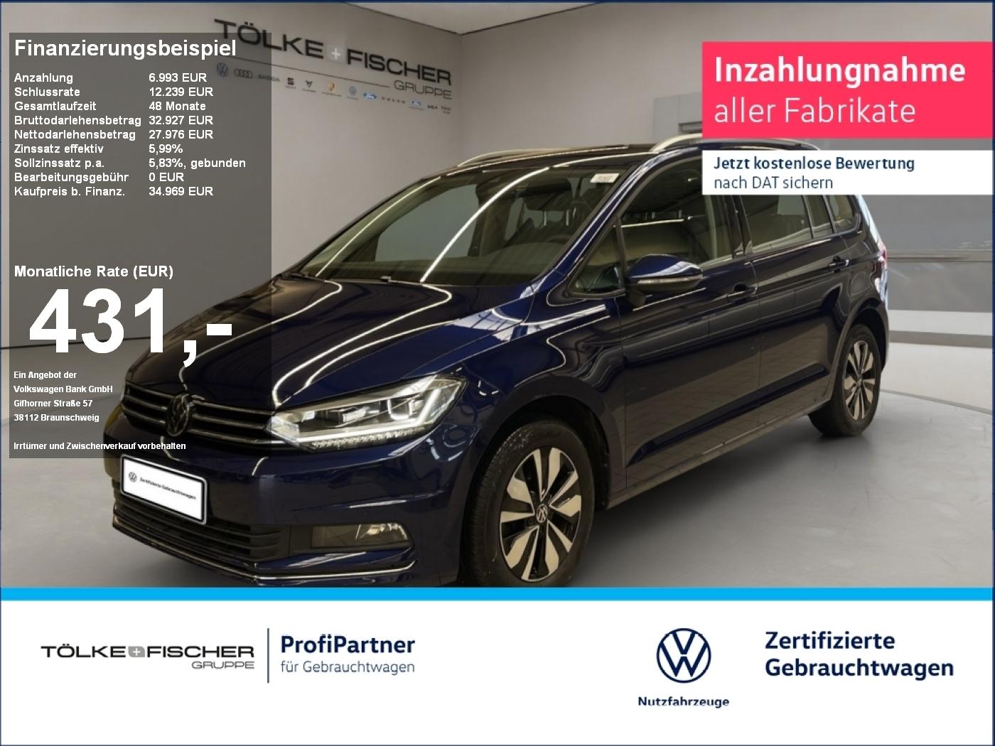 Volkswagen Touran 2.0 TDI BMT Move ACC AHK AUT Kam. Virtual