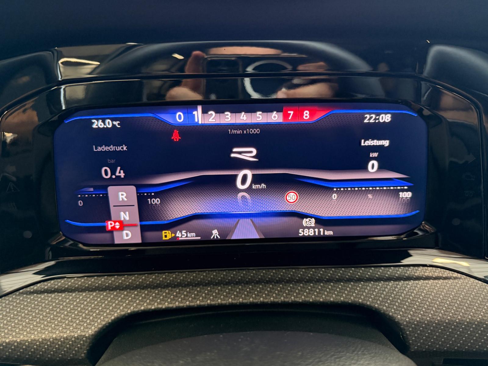 Volkswagen Golf 8 R Performance Harman Kardon Vollleder Headup, миниатюра 10