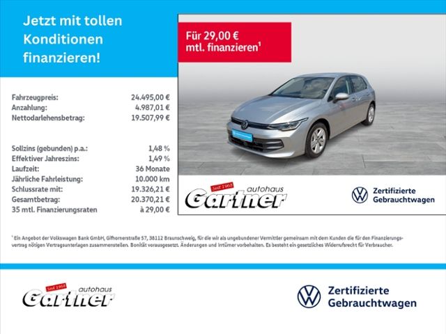 Golf VIII LIFE 1.5 TSI REAR VIEW HEAD UP NAVI AP