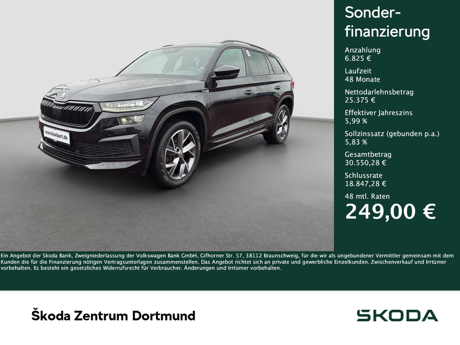 Skoda Kodiaq 2.0 SPORTLINE 4X4 STANDHZ AHK 360CAM LM19