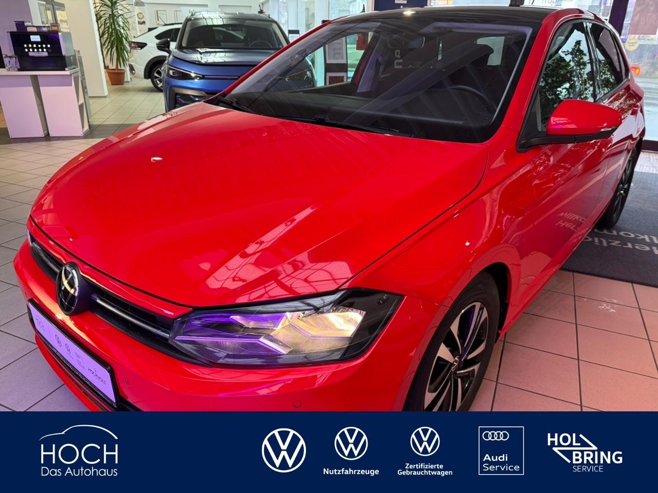 Volkswagen Polo 1.0 TSI United+ACC+App Connect Dach Schwarz