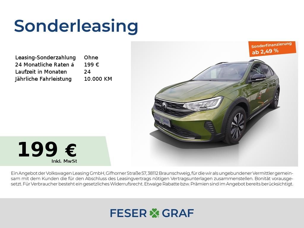 Volkswagen Taigo GOAL 1.0 TSI 70kW 5-Gang GJR Navi ACC