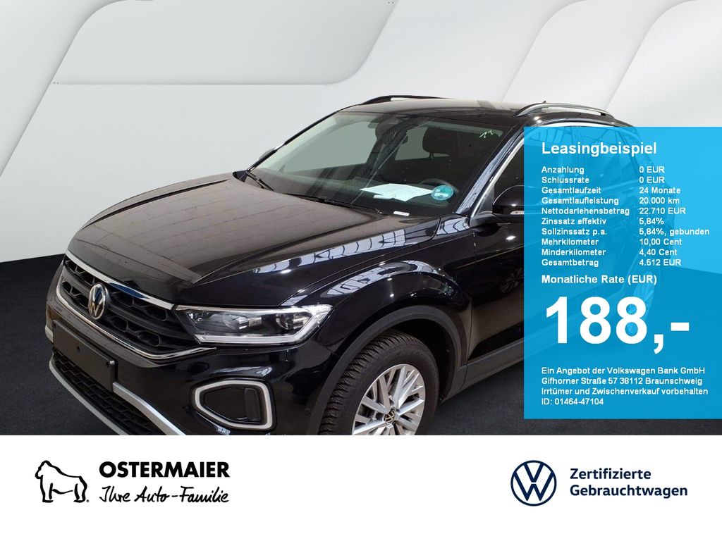 T-Roc LIFE 1.0TSI 116PS LED.NAVI.PDC.APP-C.SHZG