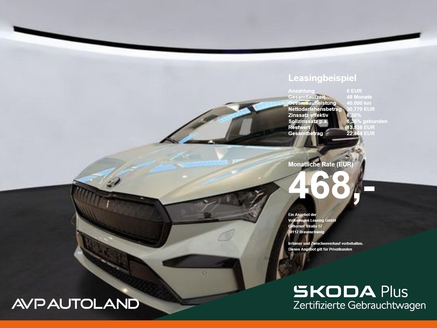 Skoda ENYAQ iV 60 SPORTLINE | NAVI | LED | AHK |