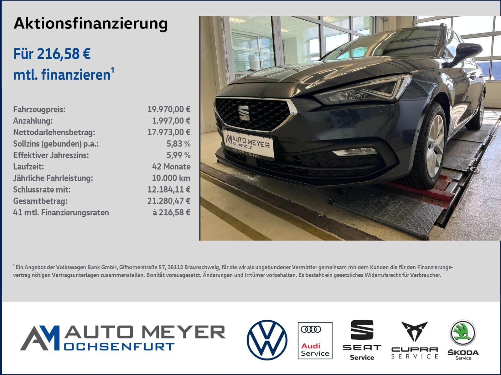 Seat Leon SP STYLE 2.0 TDI DSG Navi LED Kamera Keyles