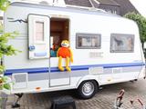Hobby De Luxe Easy 400 SF Mover WC Festbett - Hobby Wohnwagen 2005