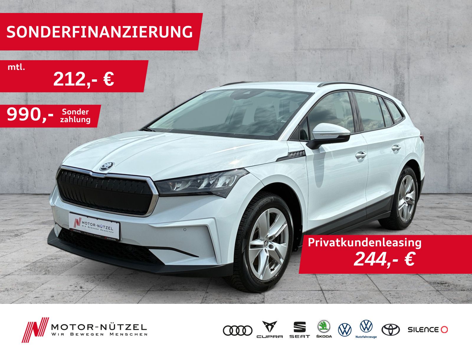 Skoda Enyaq iV 50 LOFT LED+NAV+APP+RFK+GRA+PDC+DAB+19"