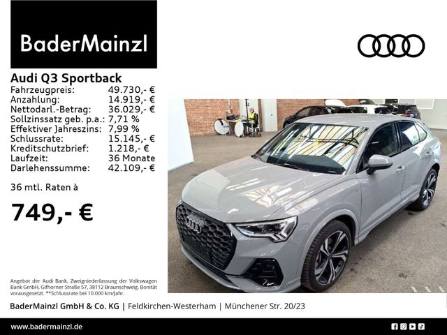 Audi Q3 Sportback 40 TDI quattro S line AHK Kamera