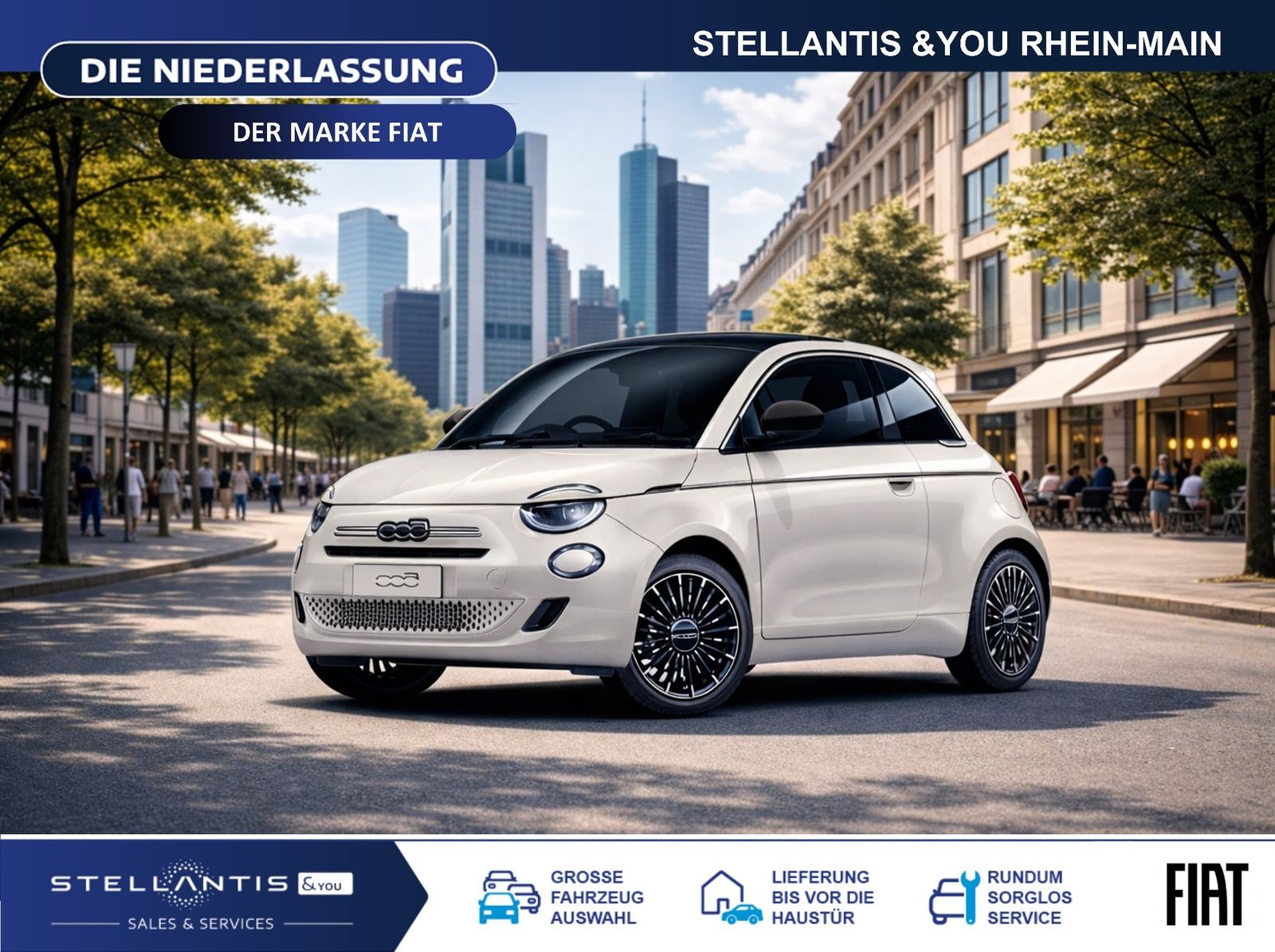 Fiat 500 La Prima Cabriolet + Top Plus Paket Navi JBL