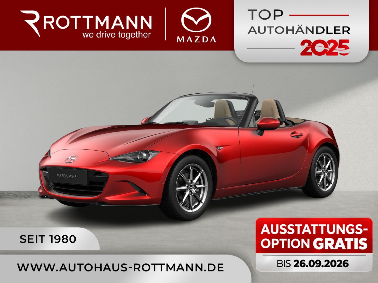 Mazda MX-5 2027 1.5 SKYACTIV-G 136ps KAZARI