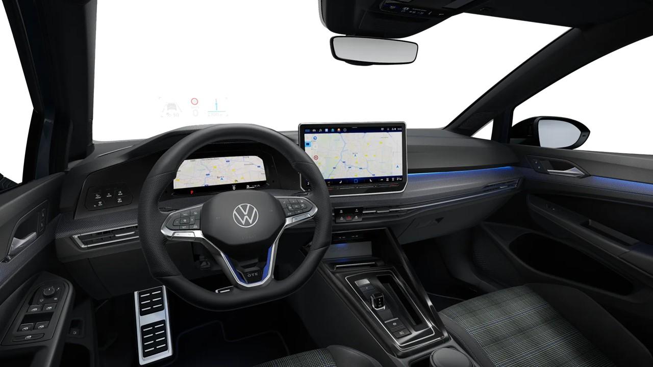 Volkswagen Golf VIII 1.5 HYBRID GTE BLACKSTYLE CAM ACC NAVI, миниатюра 8