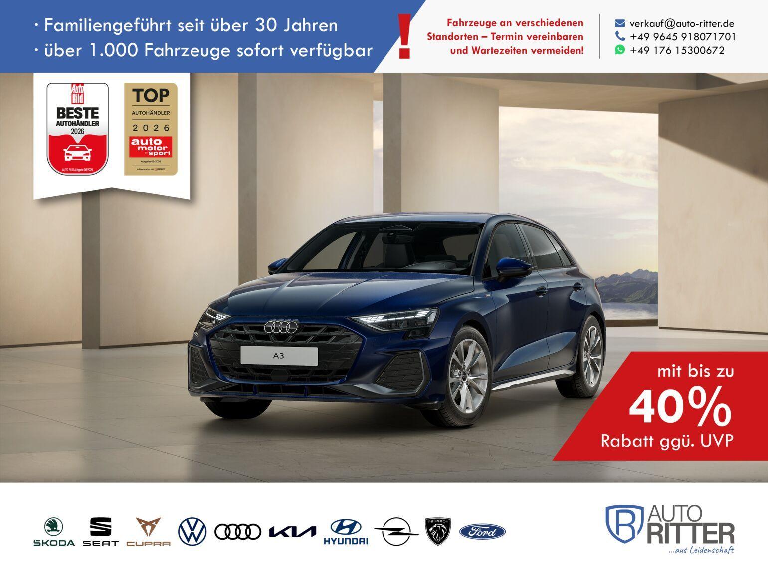 Audi A3 Sportback S Line ACC|AHK|RFK|LED|Carplay|K