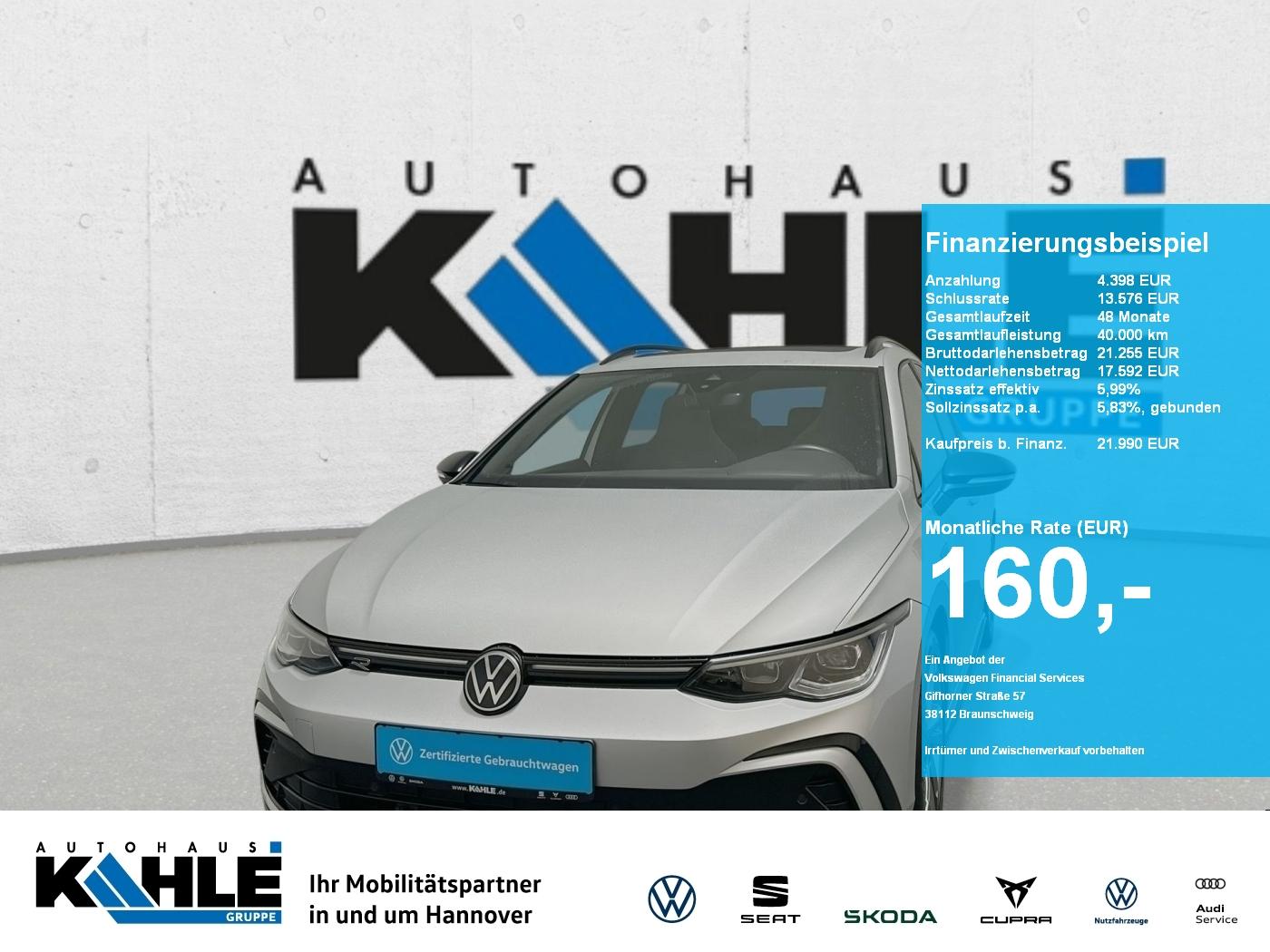Volkswagen Golf VIII Variant 2.0 TDI DSG R-Line Pano Black
