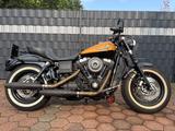 Harley-Davidson Harley Davidson mit Klappenauspuff Vergaser Miku