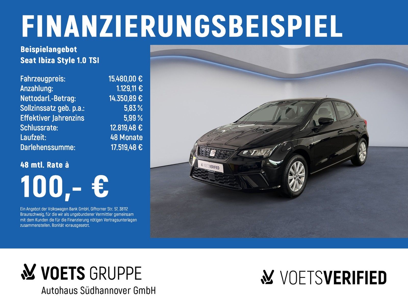 Seat Ibiza Style 1.0 TSI DAB+KLIMA+LED+PDC H+SHZ