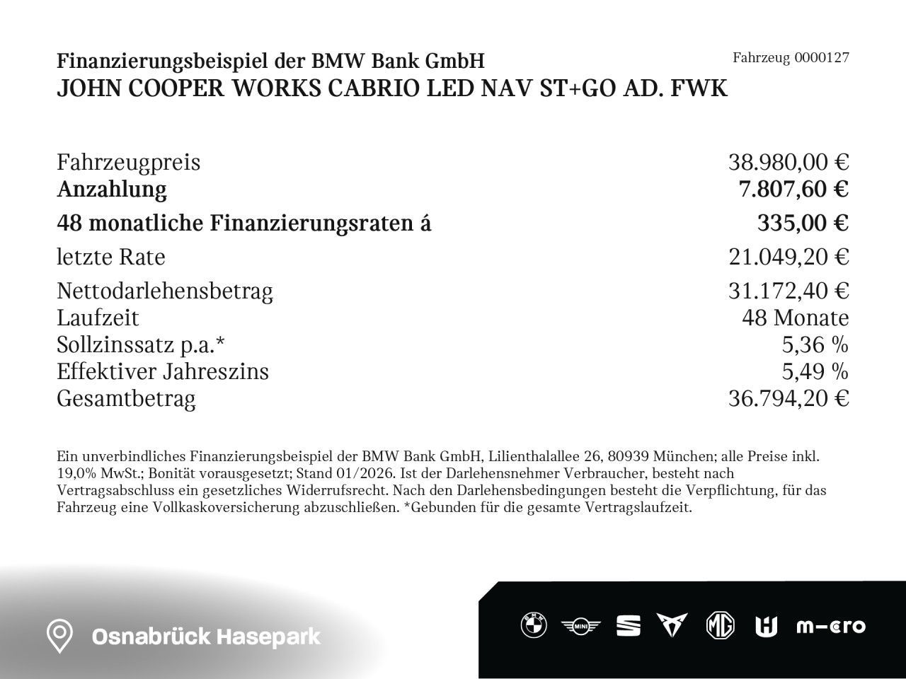 MINI John Cooper Works Cabrio - Bild 2