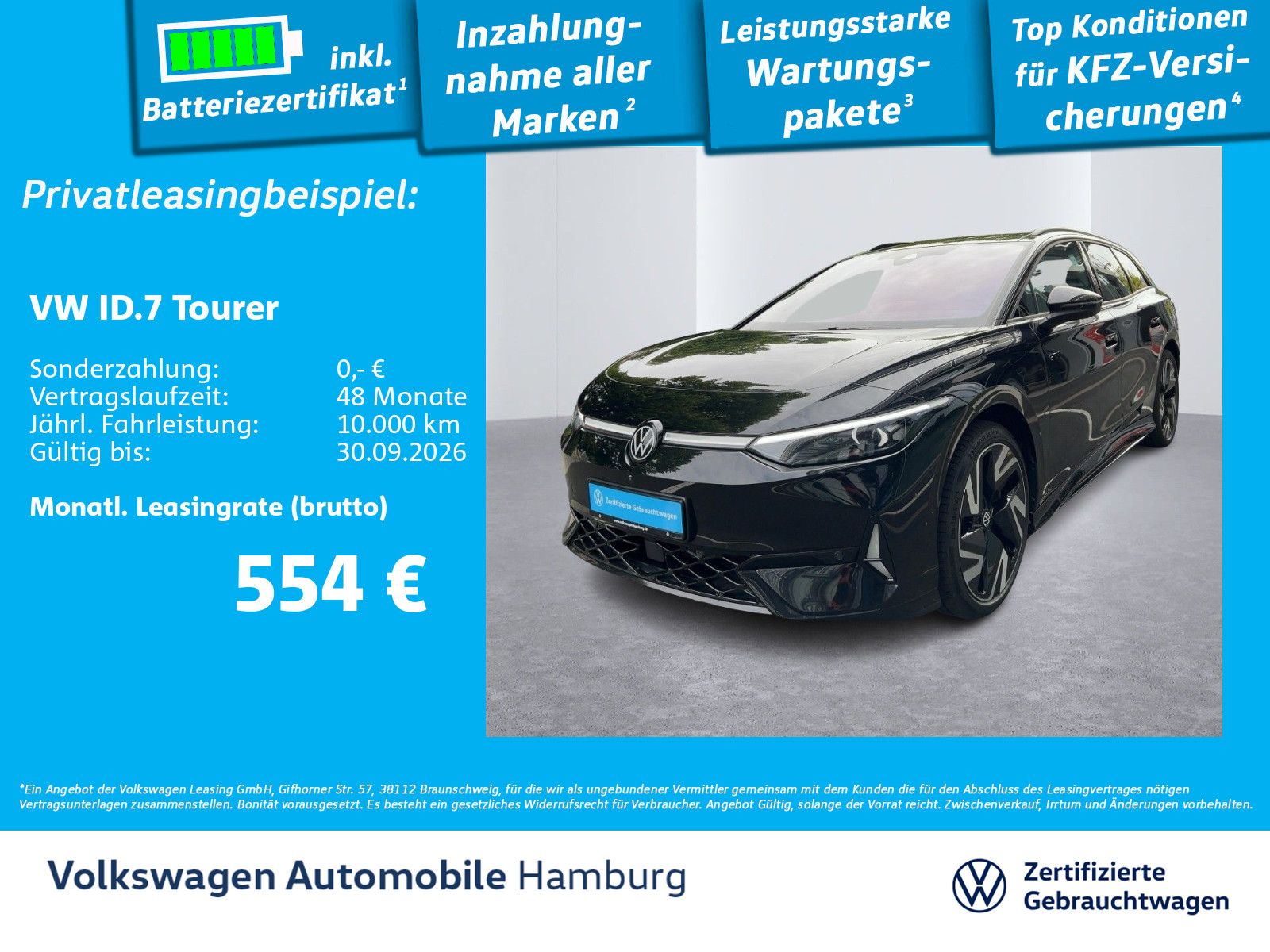 Volkswagen ID.7 Tourer GTX 4Motion AHK 360°Kamera Panorama foto 2