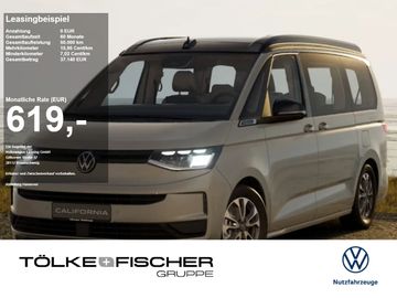 Volkswagen Leasingangebot: Volkswagen T7 California Beach eHybrid 130kW 100kW 19.7kWh