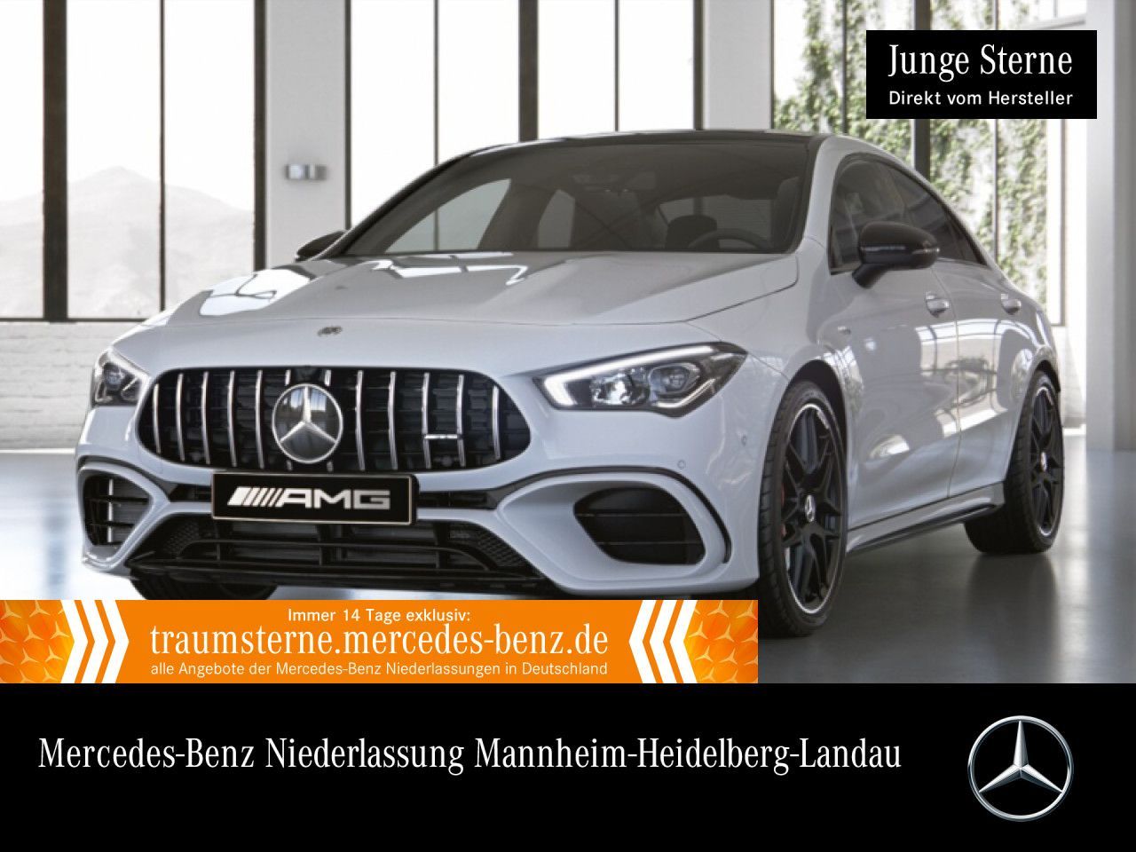 MERCEDES-BENZ CLA 45 S 4M Cp AMG/Night/Pano/Dist/LED/360°