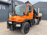 Mercedes-Benz UNIMOG U400 4x4 tipper + Hiab 166 -remote contr. - Mercedes-Benz U400