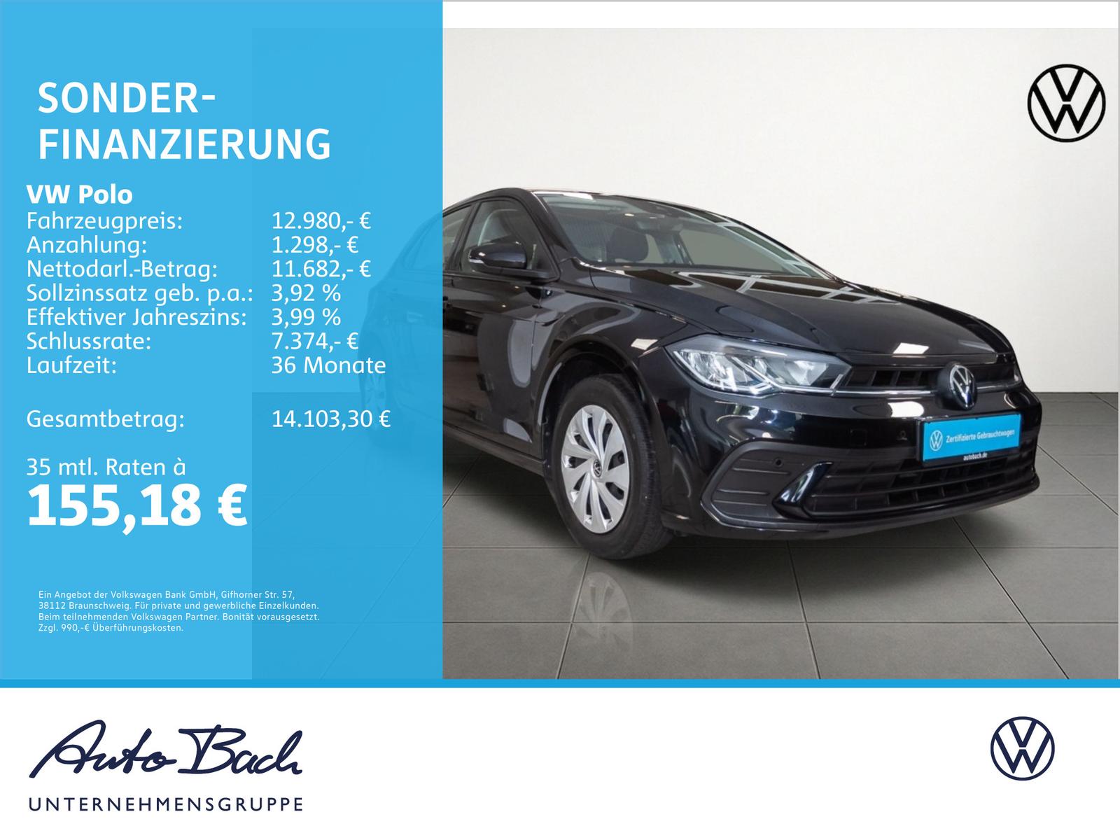 Volkswagen Polo Life 1.0 MPI Navi LED EPH CarPlay DAB, миниатюра 2