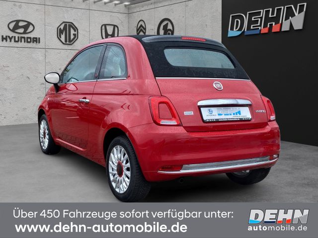 Fiat 500C Cabrio 1.0 Hybrid Red Komfortpaket PDC