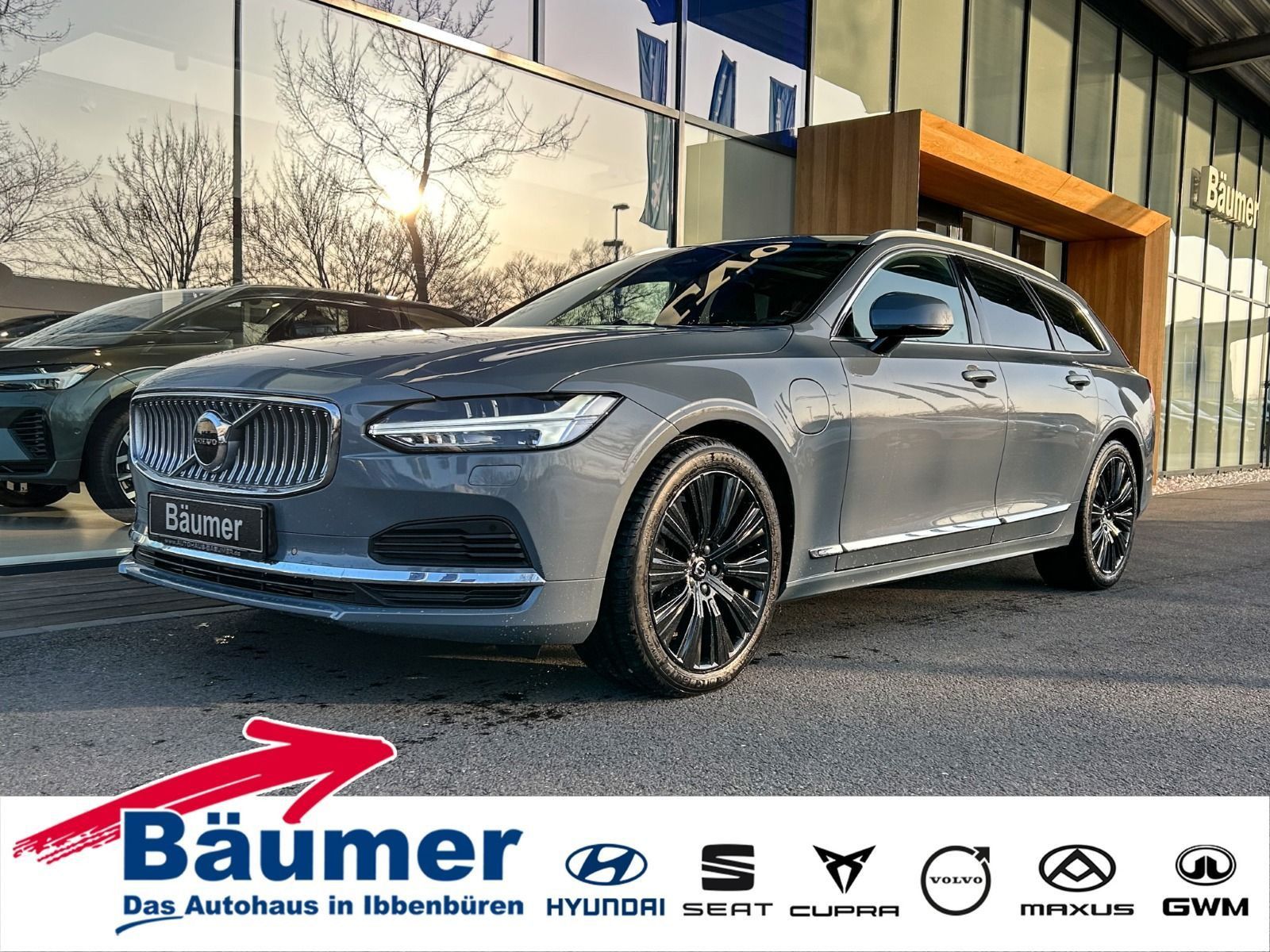 Volvo V90 T8 Plug-in-Hybrid AWD Ultimate Bright +AHK foto 1