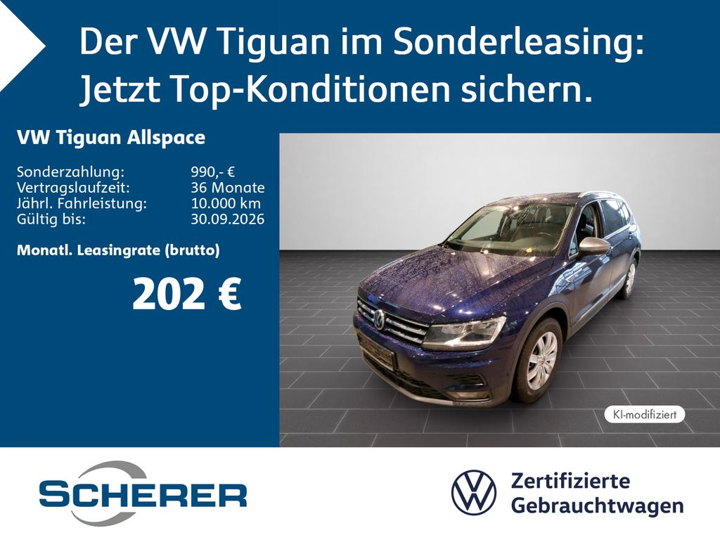 Volkswagen Tiguan Allspace 1,5 TSI NAVI/LED/RFK/PDC/Sitzhei