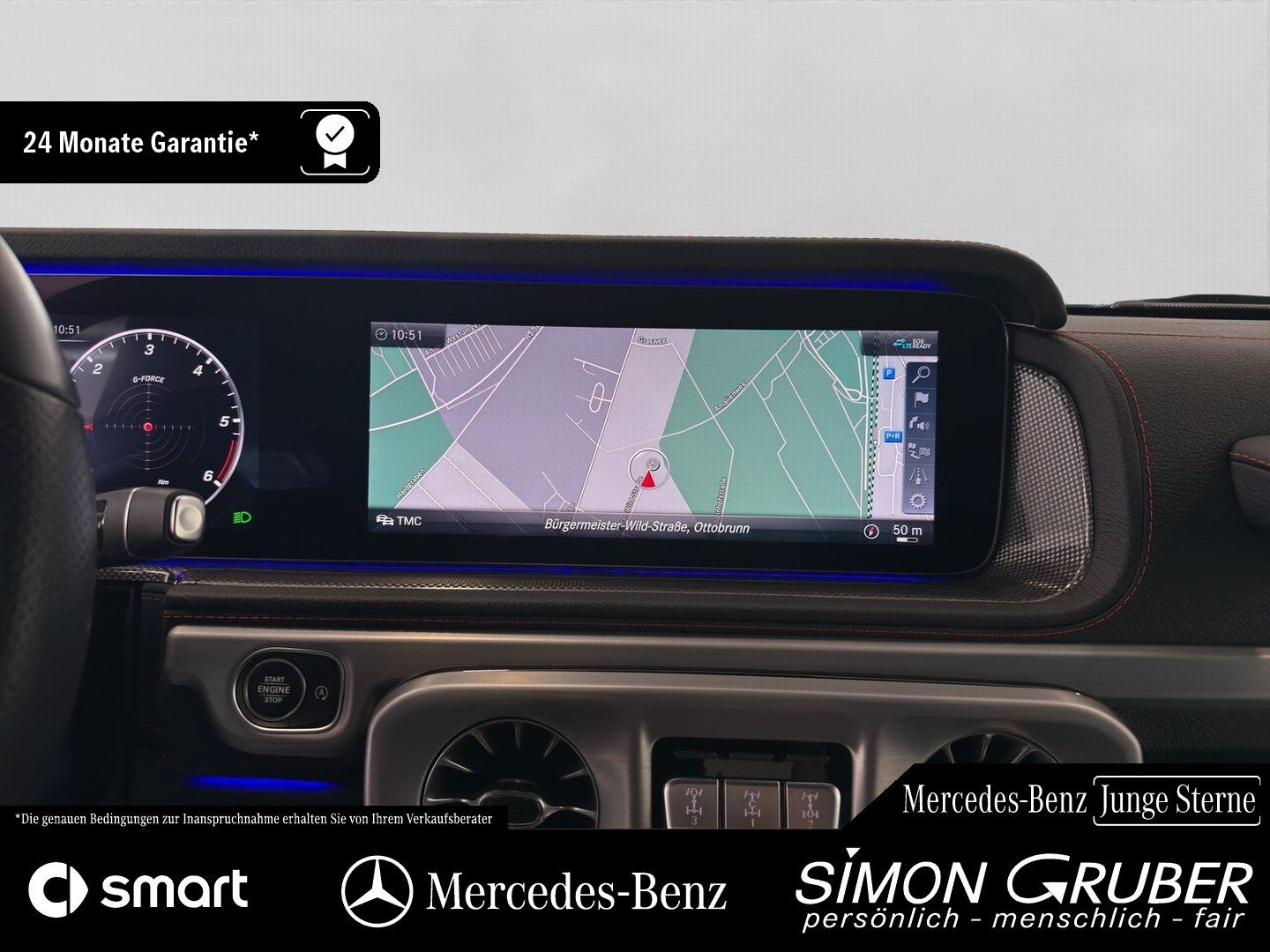 Fahrzeugabbildung Mercedes-Benz G 400 d AMG Line Exklusiv Widescreen 360 20 Zoll