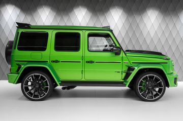 G 63 AMG BRABUS G 800 MAGNO GREEN WOODEN FLOOR