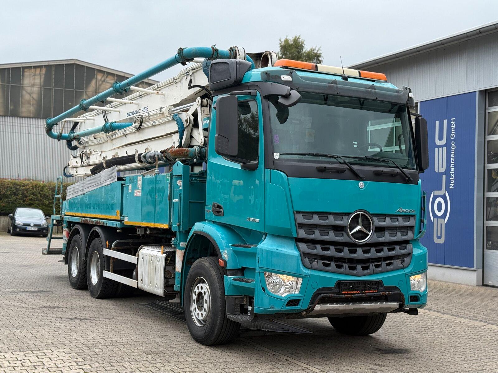 Mercedes-Benz AROCS 2636 6x4 Euro 6 Betonpumpe SERMAC 4Z36