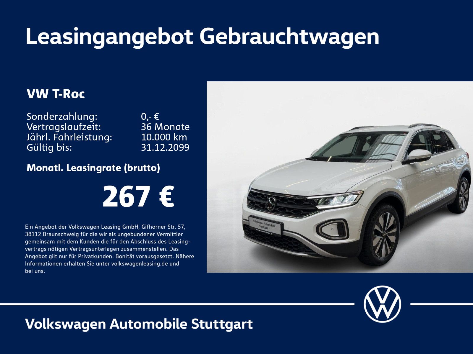 Volkswagen T-Roc 1.0 TSI Move Navi Tempomat