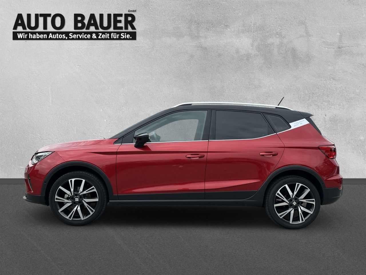 Fahrzeugabbildung SEAT Arona FR 1.5TSI 150PS DSG-AHK*Kessy*18Zoll - mit KI generiert/bearbeitet